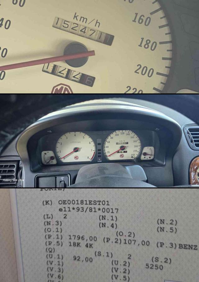 MG MGF usata, con Autoradio