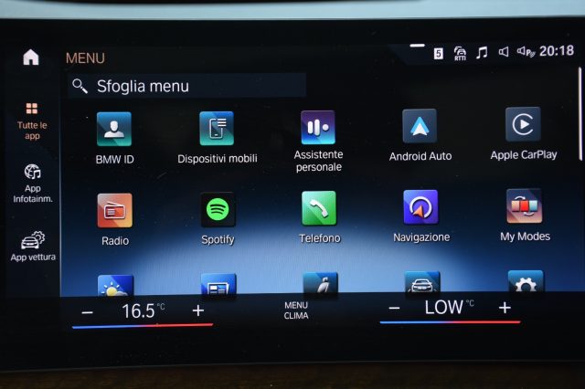 BMW 218 usata, con Fari LED