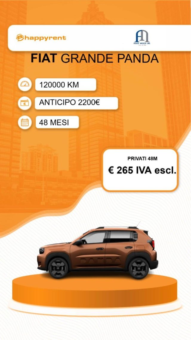 FIAT Grande Panda usata, con ABS
