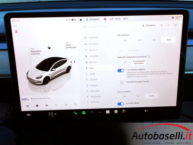 TESLA Model 3 usata, con Carica per smartphone a induzione