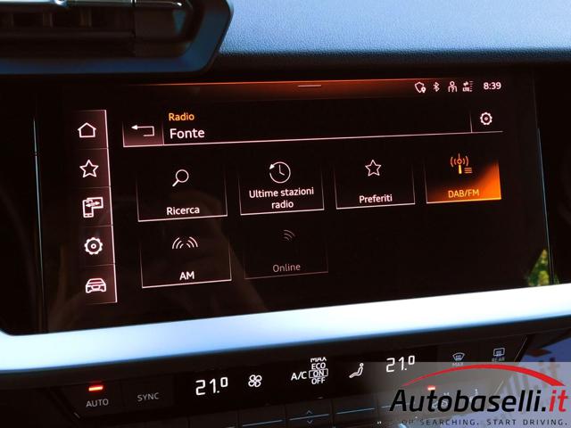 AUDI A3 usata, con Chiamata automatica per emergenze