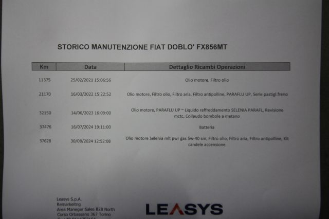FIAT Doblo usata, con Fendinebbia
