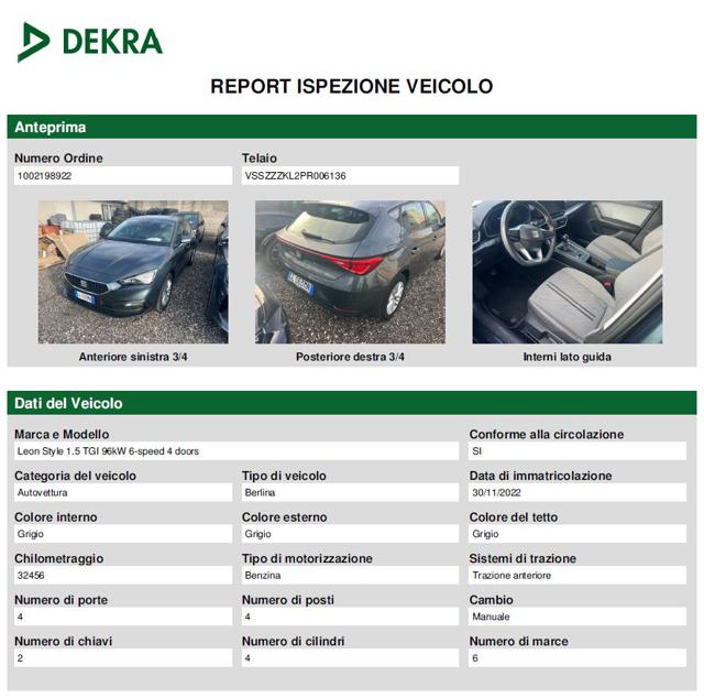 SEAT Leon usata, con Airbag