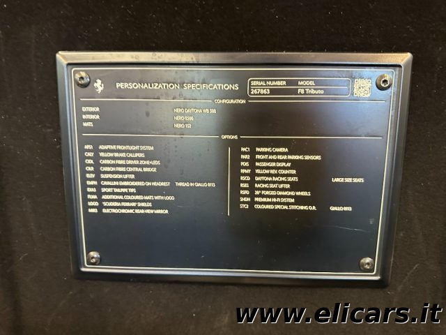 FERRARI F8 usata, con Interni in pelle