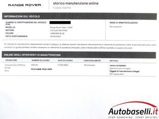 LAND ROVER Range Rover Velar usata, con Carica per smartphone a induzione